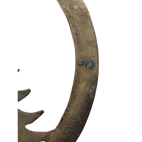 Hostley‎ International Solid Brass Christmas Tree Wall Candle Holder - Picture 7 of 10